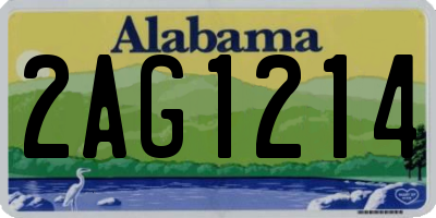 AL license plate 2AG1214