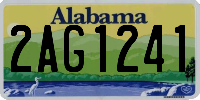 AL license plate 2AG1241