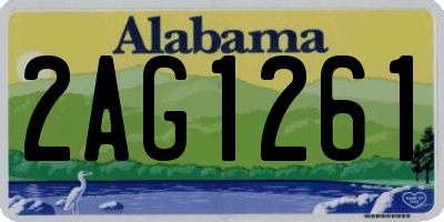 AL license plate 2AG1261