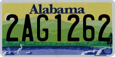 AL license plate 2AG1262