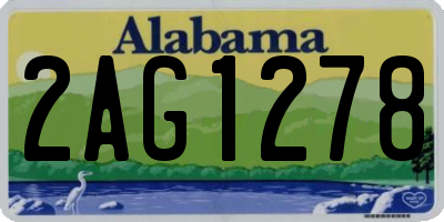 AL license plate 2AG1278