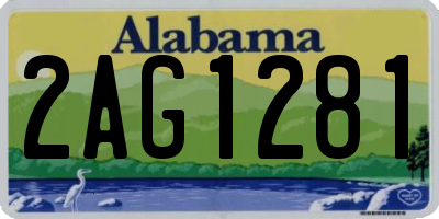 AL license plate 2AG1281