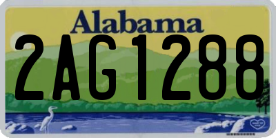 AL license plate 2AG1288