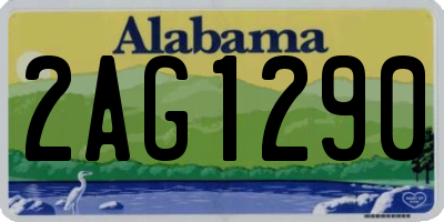 AL license plate 2AG1290