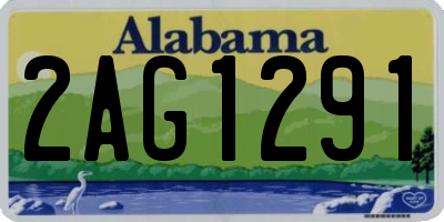 AL license plate 2AG1291