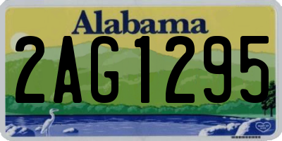 AL license plate 2AG1295