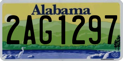 AL license plate 2AG1297