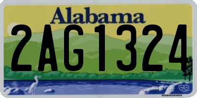 AL license plate 2AG1324