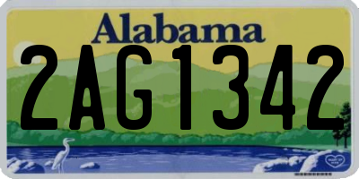 AL license plate 2AG1342