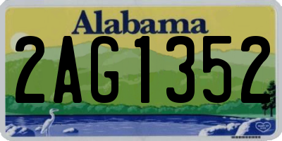 AL license plate 2AG1352