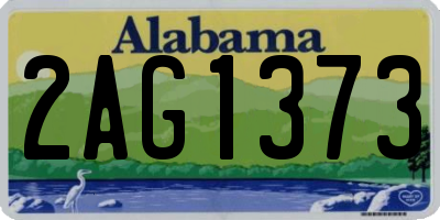 AL license plate 2AG1373