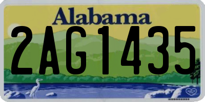 AL license plate 2AG1435