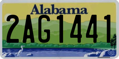AL license plate 2AG1441