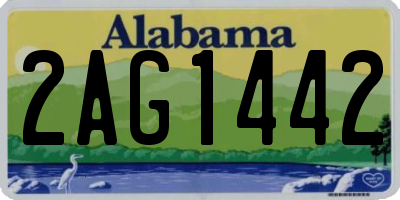 AL license plate 2AG1442