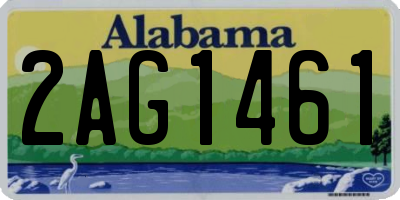 AL license plate 2AG1461