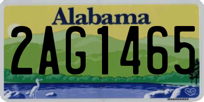 AL license plate 2AG1465