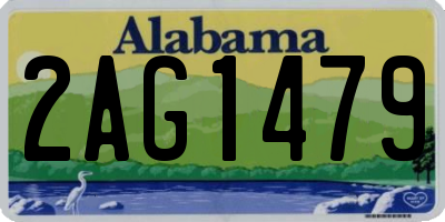 AL license plate 2AG1479