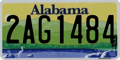 AL license plate 2AG1484