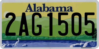 AL license plate 2AG1505