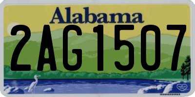 AL license plate 2AG1507