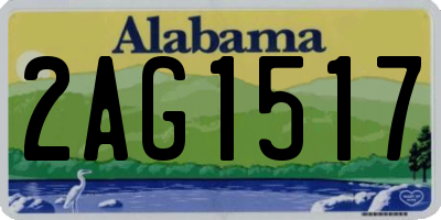 AL license plate 2AG1517