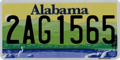 AL license plate 2AG1565