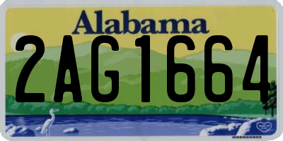 AL license plate 2AG1664