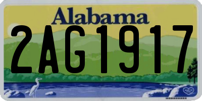 AL license plate 2AG1917