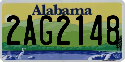 AL license plate 2AG2148