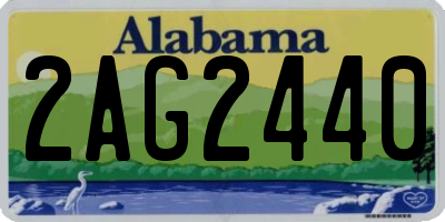 AL license plate 2AG2440
