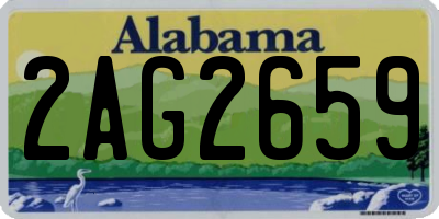 AL license plate 2AG2659