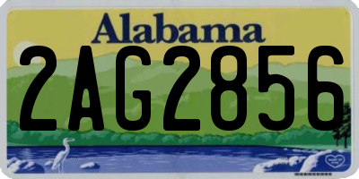 AL license plate 2AG2856