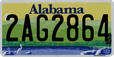 AL license plate 2AG2864