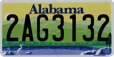 AL license plate 2AG3132
