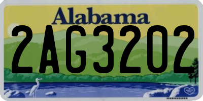 AL license plate 2AG3202