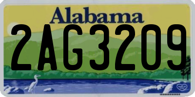 AL license plate 2AG3209
