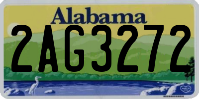 AL license plate 2AG3272