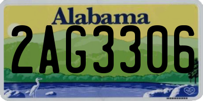 AL license plate 2AG3306