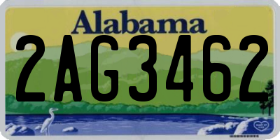AL license plate 2AG3462