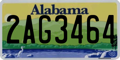 AL license plate 2AG3464