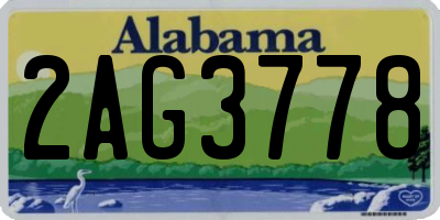 AL license plate 2AG3778