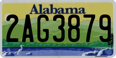 AL license plate 2AG3879