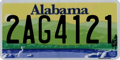 AL license plate 2AG4121