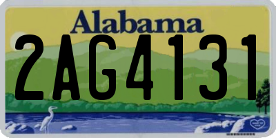 AL license plate 2AG4131