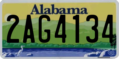 AL license plate 2AG4134