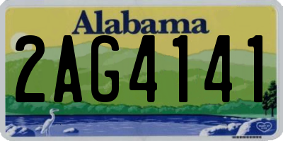 AL license plate 2AG4141