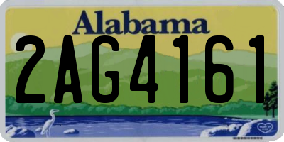 AL license plate 2AG4161