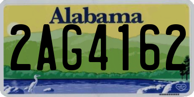 AL license plate 2AG4162
