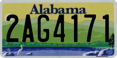 AL license plate 2AG4171