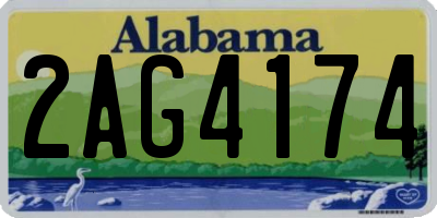AL license plate 2AG4174